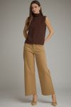 Solid Sleeveless Turtleneck Top