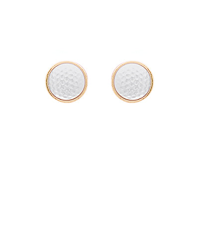 Golf Ball Stud Earrings