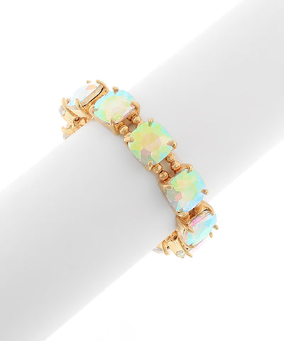 Cushion Cut Stone Bracelets