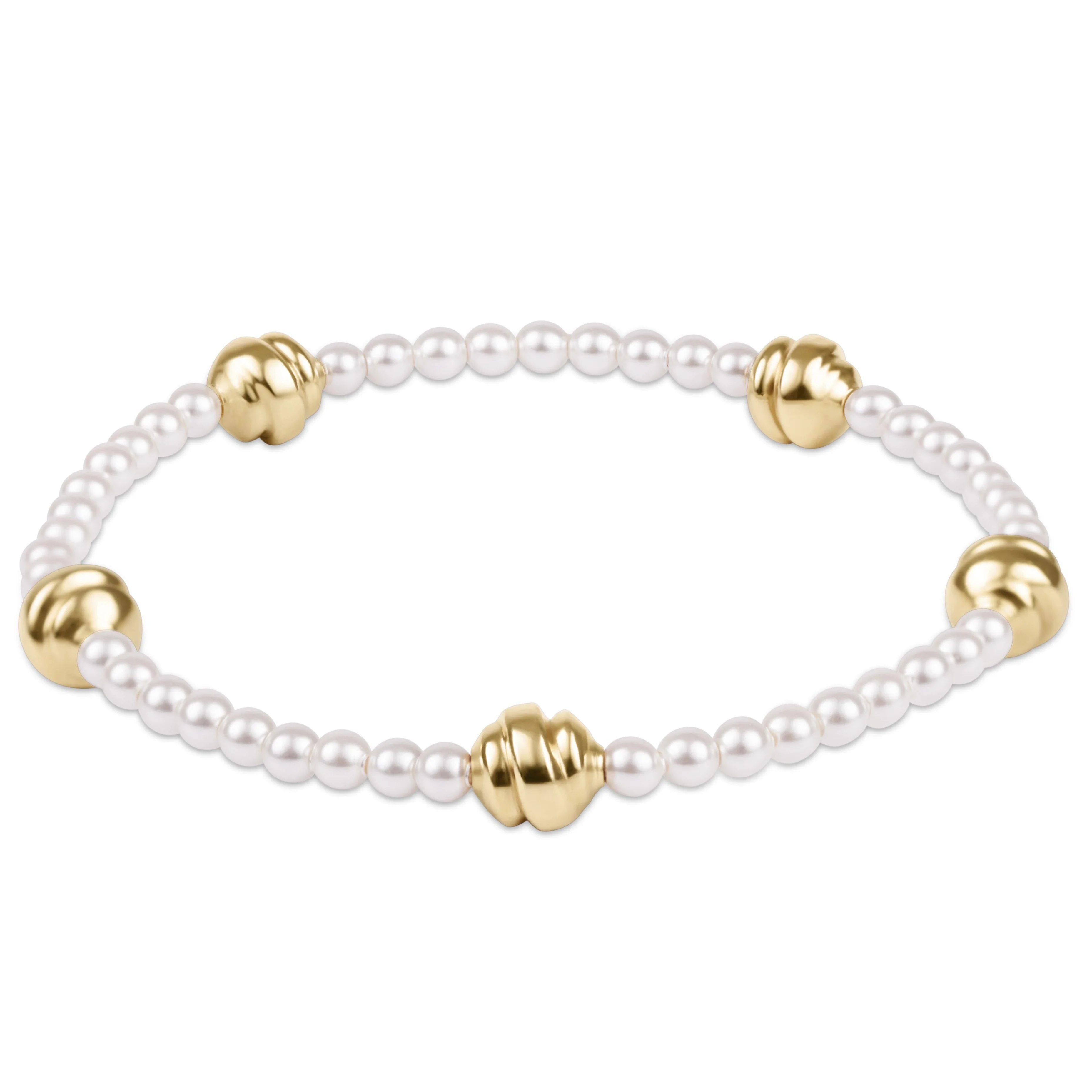 Enewton Admire Small Gold Pearl Bracelet