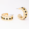 Georgina Black Earrings
