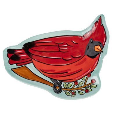 Red Bird Trinket Tray