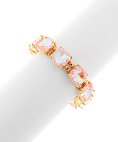 Cushion Cut Stone Bracelets