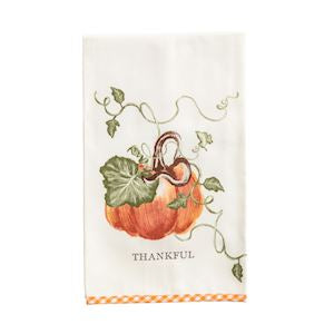 Gingham Hem Towel