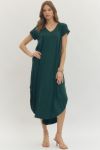 Jersey Knit Maxi Dress