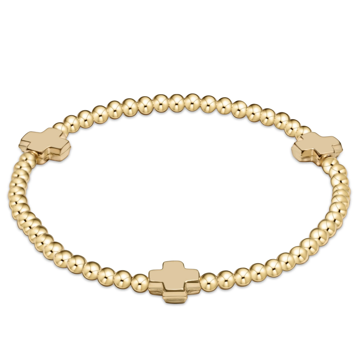 Signature Cross Gold Bracelet