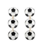 Sports 3 Layer Earring