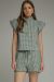 Gingham Scalloped Short Set