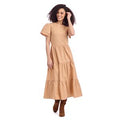 Tan Patton T-Shirt Midi Dress