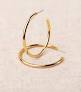 Estonia Gold Hoop Earrings