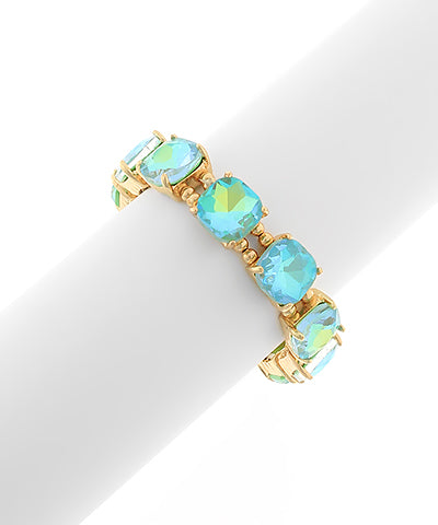 Cushion Cut Stone Bracelets